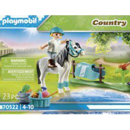 Playmobil 70522 CAVALIERE AVEC PONEY GRIS