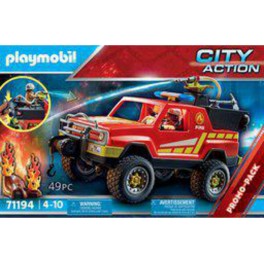 Playmobil 71194 PICKUP ET POMPIER