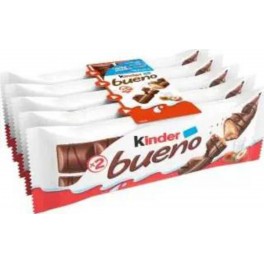 Kinder Barre Chocolatée Bueno Chocolat au Lait x5 215g