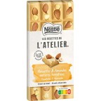 Nestlé Tablette chocolat blanc Noisette amande 170g