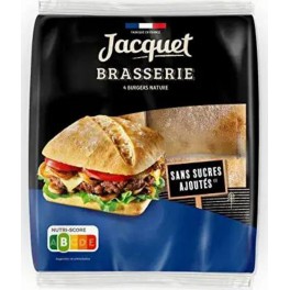 Jacquet Pain Brasserie création Nature x4 330g