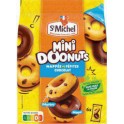 ST MICHEL Mini doonuts nappés au chocolat sans huile de palme sachets fraîcheur