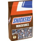 SNICKERS Barres chocolatées aux cacahuètes grillées et caramel miniatures 130g