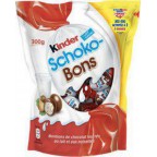 KINDER Schokobons bonbons chocolatés fourrés lait et noisettes 300g