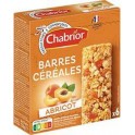 CHABRIOR Barres céréales abricot x6 126g