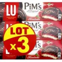 Lu Génoises fourrées Pim's Framboise 3x150g