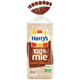 Harrys Pain de mie 100% mie Complet 500g