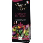 Royal des Lys Abtey Chocolat noir fourré à la liqueur de fruits 180g