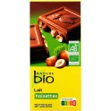 NATURE BIO TABLETTE LAIT NOISETTES BIO 200G