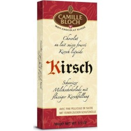 Camille Bloch Chocolat au lat suisse fourré Kirsh liquide 100g