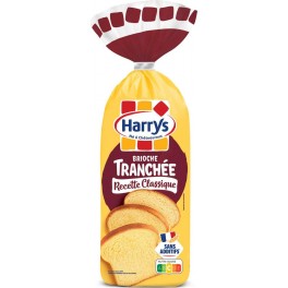 Harrys Brioche tranchée Nature Sans additifs 485g