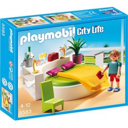Playmobil 5583 - Jeu De Construction - Chambre Avec Lit Rond