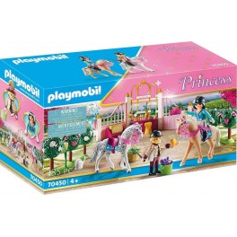 Playmobil 70450 - Princess - Princesse avec chevaux et instructeur