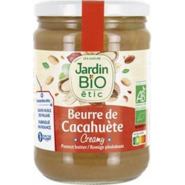 Jardin Bio Beurre de cacahuete Bio Creamy 500g