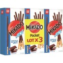 Mikado Bâtonnets Lu Chocolat au lait 3x90g