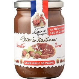 Lucien Georgelin Pâte à tartiner Noisette Cacao aux Noisettes du Lot et Garonne 400g