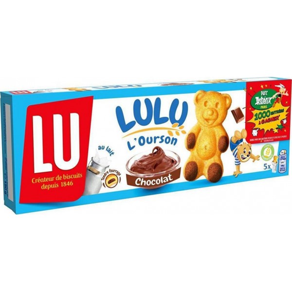 LU L'OURSON LULU CHOCOLAT 150g (lot de 6) -  Chocolats
