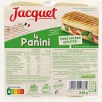 Jacquet Pain panini x4 240g