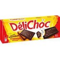 Délichoc Biscuits croustillants Chocolat Noir 150g (lot de 3)