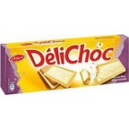 Délichoc Biscuits croustillants Chocolat Blanc 150g (lot de 3)