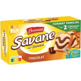 Brossard Savane Le Classique Chocolat FORMAT FAMILIAL 2x310g soit 620g