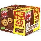 Mini BN Biscuits goût chocolat 8x175g x40 pochons 1,4Kg
