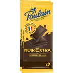 Poulain Tablette De Chocolat Noir Extra 2x100g