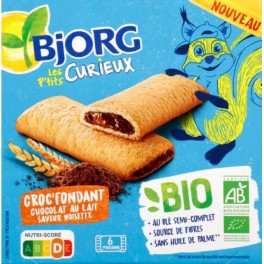 Bjorg Biscuits Croc'fondants Bio Chocolat Noisettes 150g