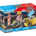 PLAYMOBIL CITY ACTION OUVRIER AVEC SCIE DE SOL 71185