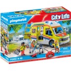 PLAYMOBIL CITY LIFE AMBULANCE EFFETS LUMINEUX 71202