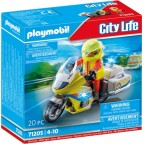 PLAYMOBIL CITY LIFE URGENTISTE AVEC MOTO 71205