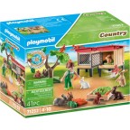 PLAYMOBIL COUNTRY ENFANT ET LAPINS 71252