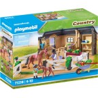 PLAYMOBIL COUNTRY ETABLE CARRIERE CHEVAUX 71238