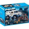 PLAYMOBIL FOURGON BLINDE AVEC CONVOYEURS 9371