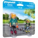 PLAYMOBIL JOUEURS DE ROLLER HOCKEY 71209