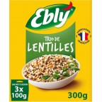 EBLY Trio de lentilles 3x100g