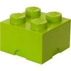 Room Copenhagen LEGO Storage Brick 4 light zielony - RC40031220