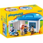 PLAYMOBIL 9382 1.2.3 - Commissariat De Police Transportable