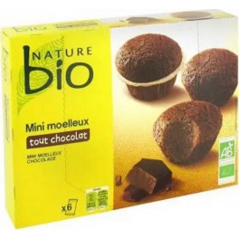 Nature Bio 6 mini moelleux tout chocolat 200g
