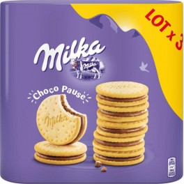 Milka Biscuits Choco Pause Chocolat au Lait x13 260g (lot de 3)
