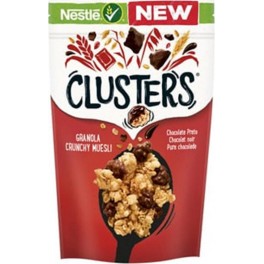 Nestlé Clusters Granola Crunchy Muesli Chocolat Noir 400g (lot de 4)