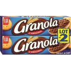 LU Biscuits sablés Granola L’Original Chocolat Lait 2x200g 400g