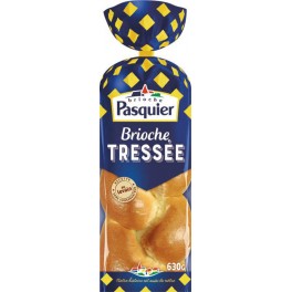 Brioche tressée Pasquier Nature 630g