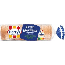 Harrys Pain de mie Nature extra moelleux sans sucres ajoutés 500g