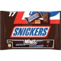 SNICKERS Mini barres chocolatées aux cacahuètes grillées et caramel x17 333g