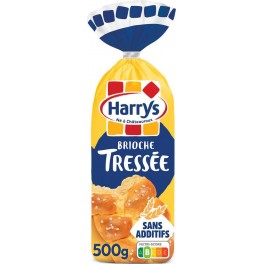 Harrys Brioche Tressée Nature 500g