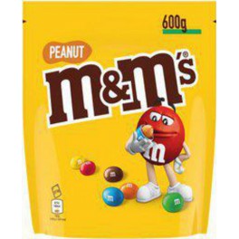 M&M'S Peanuts bonbons chocolatés à la cacahuète 600g (lot de 3)
