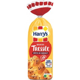 Harrys Brioche Tressée Pépites de Chocolat 500g