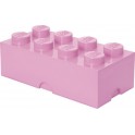 Lego Storage Brick Box 8 Light Pink