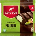 Côte d’Or Barre De Chocolat Noir À La Pistache x4 188g